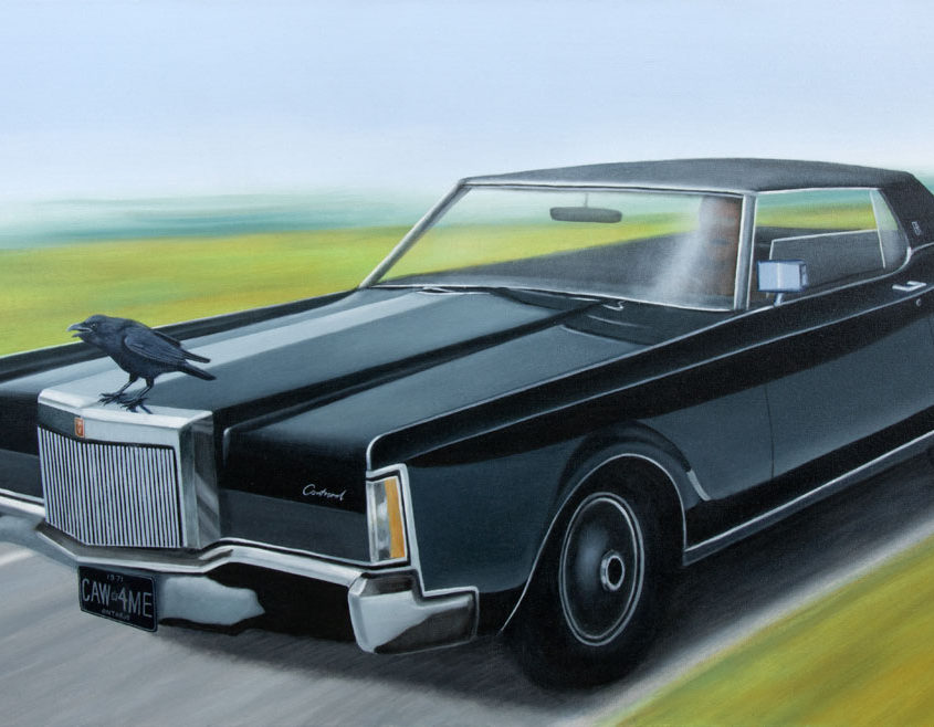 stephen perry artist lincoln continental 1971--OAG- Ottawa Art Gallery